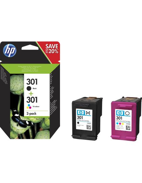 HP 301 Cartuchos de Tinta Original Negro + Color