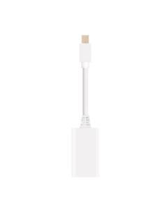 Nanocable 10.16.0102-W Cable Adaptador Mini DisplayPort a HDMI Macho/Hembra 15cm Blanco-50930