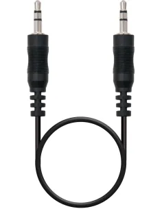 Nanocable Cable Audio Estéreo Jack 3.5 a Jack 3.5 Macho/Macho 1.5M Negro-50717