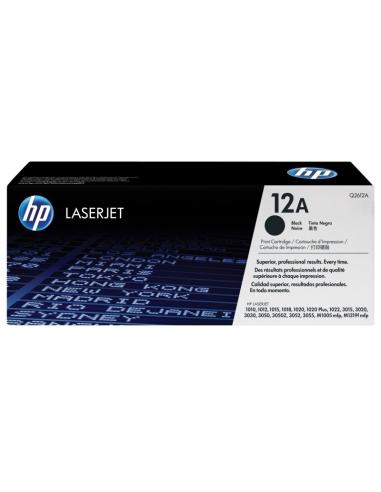 HP Tóner 12A  Negro