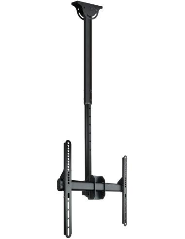 TooQ LPCE1155TSLI-B Soporte de Techo Giratorio para Monitor/TV 32"-55" Máx. 50Kg Negro