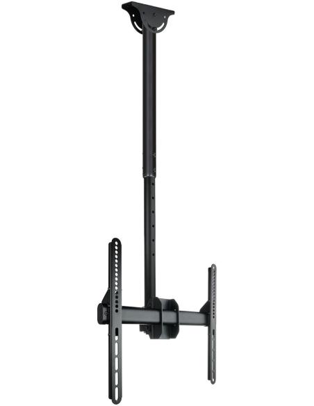 TooQ LPCE1155TSLI-B Soporte de Techo Giratorio para Monitor/TV 32"-55" Máx. 50Kg Negro