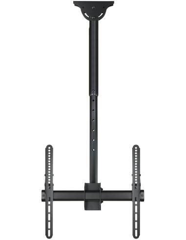 TooQ LPCE1155TSLI-B Soporte de Techo Giratorio para Monitor/TV 32"-55" Máx. 50Kg Negro
