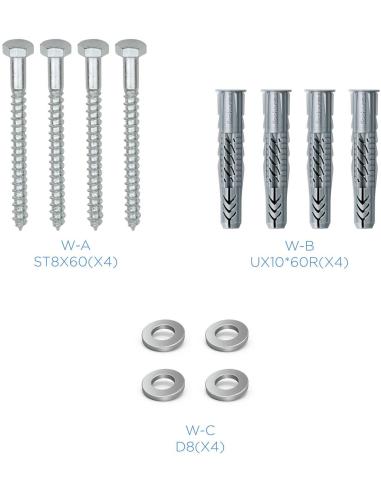 TooQ LPCE1155TSLI-B Soporte de Techo Giratorio para Monitor/TV 32"-55" Máx. 50Kg Negro