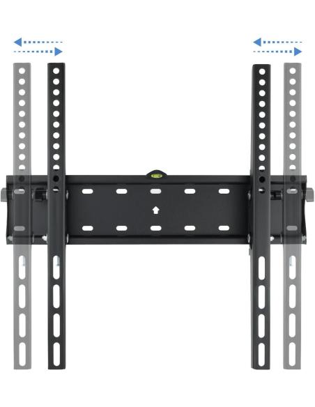 TooQ LP4255T-B Soporte de Pared Inclinable para Monitor/TV 32"-55" Máx. 40Kg Negro