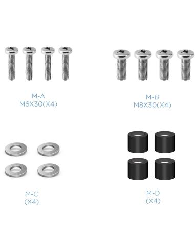 TooQ LP4255T-B Soporte de Pared Inclinable para Monitor/TV 32"-55" Máx. 40Kg Negro