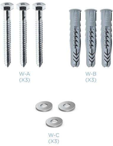 TooQ LP4255T-B Soporte de Pared Inclinable para Monitor/TV 32"-55" Máx. 40Kg Negro
