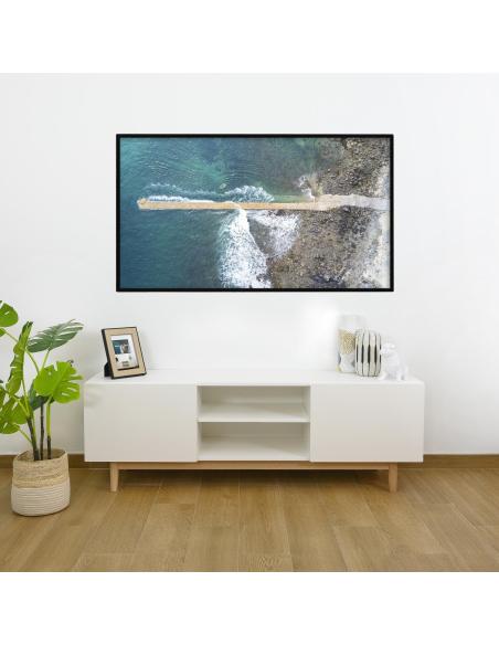 TooQ LP4155F-B Soporte de Pared Fijo para TV/Monitor 32"-55" Máx. 40Kg Negro