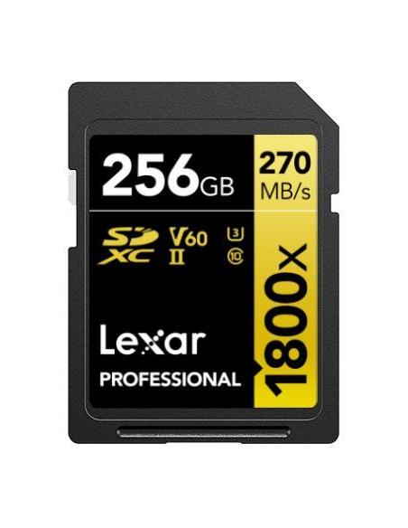 Lexar Professional 1800x Tarjeta SDXC 256GB UHS-II U3 V60 Clase 10
