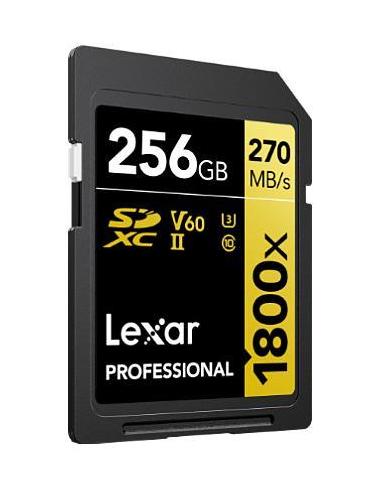 Lexar Professional 1800x Tarjeta SDXC 256GB UHS-II U3 V60 Clase 10