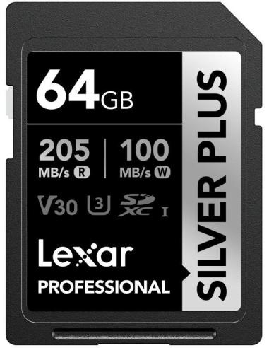 Lexar Professional Silver Plus SDXC 64GB UHS-I