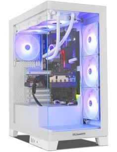 NOX Hummer GLOCK ARGB Semitorre ATX Cristal Templado USB-C Blanca-1392185