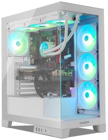NOX Hummer GLOCK ARGB Semitorre ATX Cristal Templado USB-C Blanca
