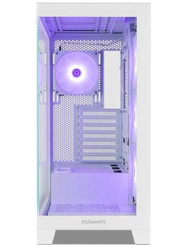 NOX Hummer GLOCK ARGB Semitorre ATX Cristal Templado USB-C Blanca