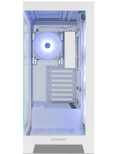 NOX Hummer GLOCK ARGB Semitorre ATX Cristal Templado USB-C Blanca