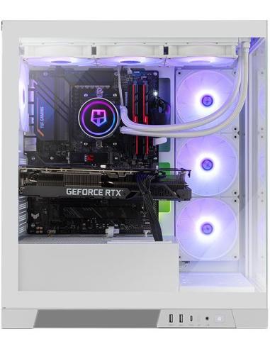 NOX Hummer GLOCK ARGB Semitorre ATX Cristal Templado USB-C Blanca