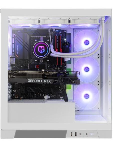NOX Hummer GLOCK ARGB Semitorre ATX Cristal Templado USB-C Blanca