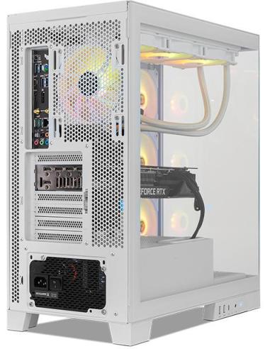 NOX Hummer GLOCK ARGB Semitorre ATX Cristal Templado USB-C Blanca