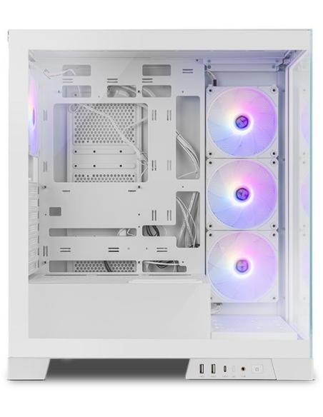NOX Hummer GLOCK ARGB Semitorre ATX Cristal Templado USB-C Blanca