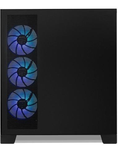 NOX Hummer GLOCK ARGB Semitorre ATX Cristal Templado USB-C Negra