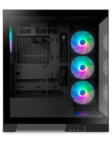NOX Hummer GLOCK ARGB Semitorre ATX Cristal Templado USB-C Negra