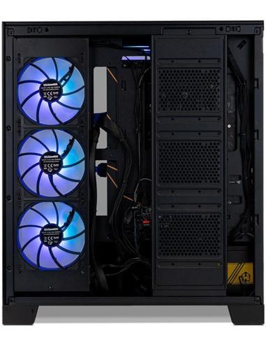 NOX Hummer GLOCK ARGB Semitorre ATX Cristal Templado USB-C Negra