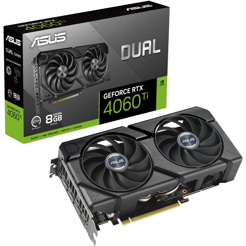 Asus Dual GeForce RTX 4060 Ti EVO Edition 8GB GDDR6 DLSS3