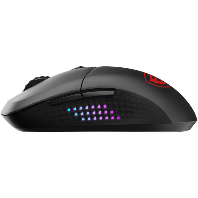 MSI VERSA 300 Elite Ratón Gaming Inalámbrico 26000 DPI Negro