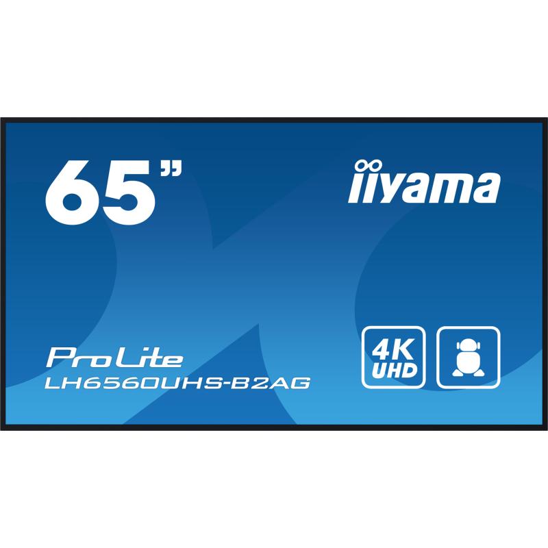 Iiyama ProLite LH6560UHS-B2AG Pantalla Interactiva 65" ELED 4K Negra