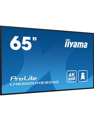 Iiyama ProLite LH6560UHS-B2AG Pantalla Interactiva 65" ELED 4K Negra