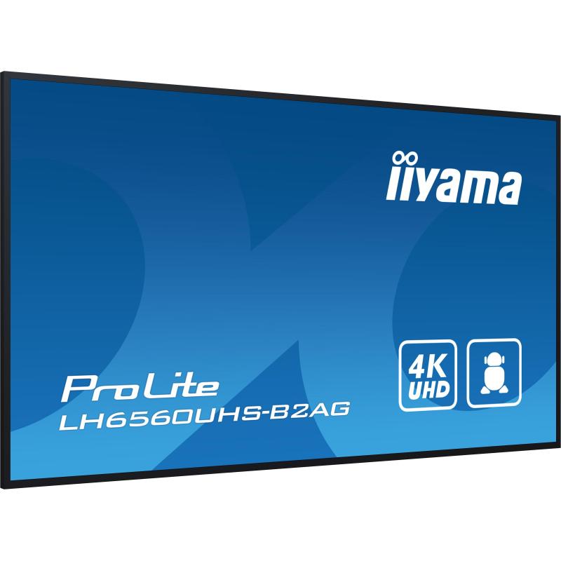 Iiyama ProLite LH6560UHS-B2AG Pantalla Interactiva 65" ELED 4K Negra