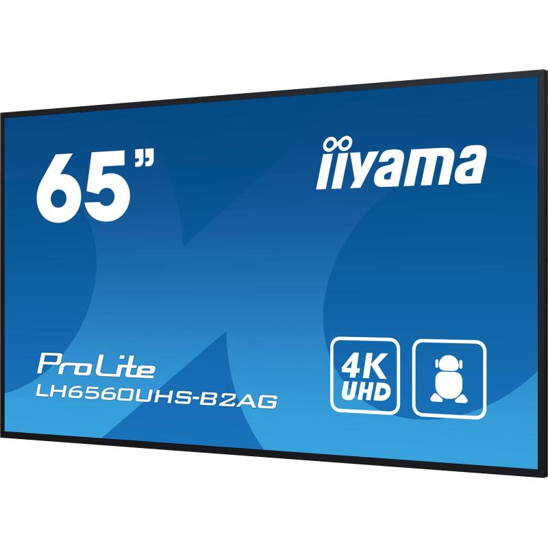 Iiyama ProLite LH6560UHS-B2AG Pantalla Interactiva 65" ELED 4K Negra