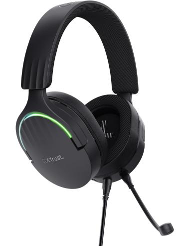 Trust GXT 490 FAYZO Auriculares Gaming 7.1 USB Negros