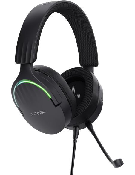 Trust GXT 490 FAYZO Auriculares Gaming 7.1 USB Negros