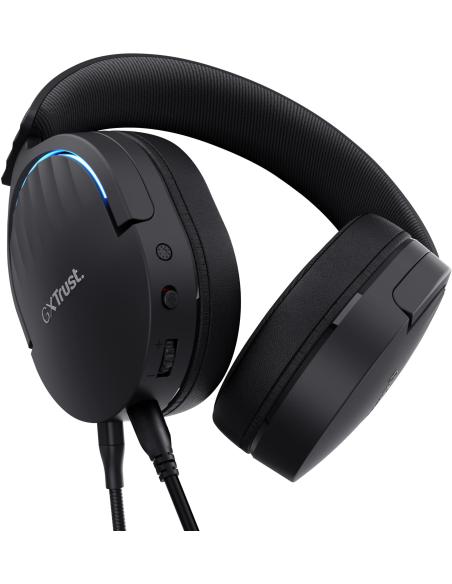 Trust GXT 490 FAYZO Auriculares Gaming 7.1 USB Negros