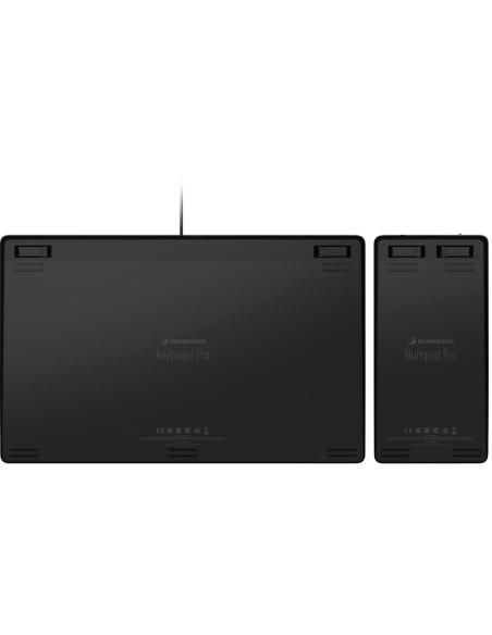 3Dconnexion Teclado Pro con Teclado Numérico USB Negro