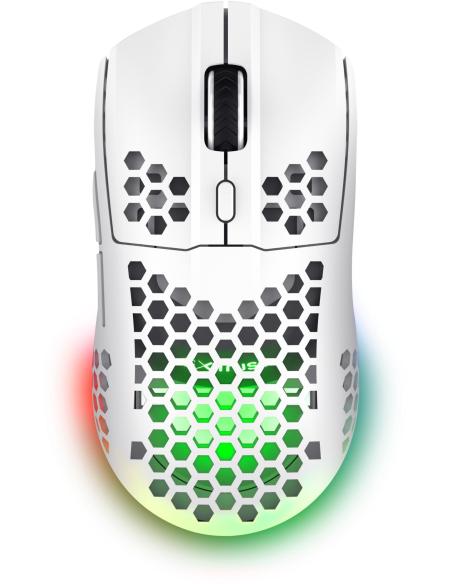 Trust GXT 929 Helox Ratón Inalámbrico Gaming 4800 DPI Blanco