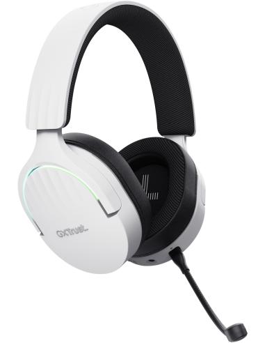 Trust GXT 491W FAYZO Auriculares Gaming Inalámbricos USB-C Blancos
