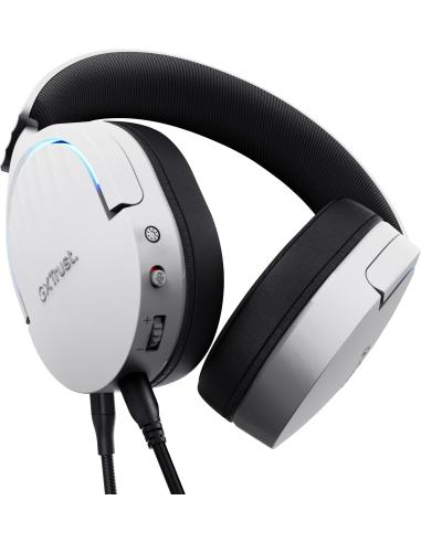 Trust GXT 490 FAYZO Auriculares Gaming 7.1 USB Blancos