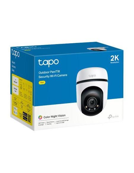 TP-Link Tapo TC41 Cámara de Vigilancia Exterior 360º WiFi 2K Visión Nocturna IP65