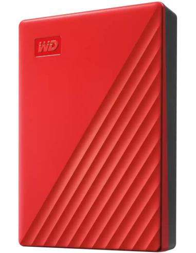 Western Digital My Passport WDBR9S0060BRD-WESN Disco Duro Externo 6TB 2.5" Micro USB B 3.2 Rojo