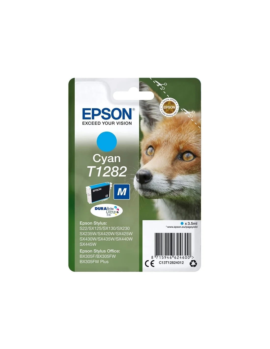 Epson Cartucho T1282 Cyan