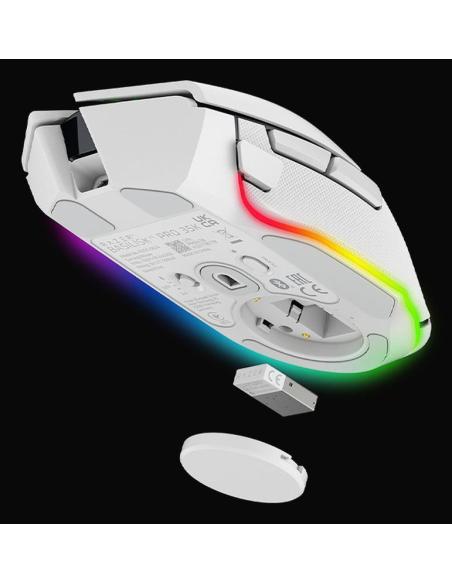 Razer Basilisk V3 Pro Ratón Gaming Inalámbrico 35000 DPI Blanco