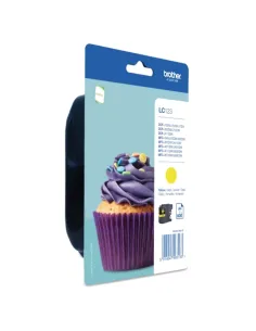 Brother LC123YBP Cartucho de Tinta Amarillo-CCICTO0387