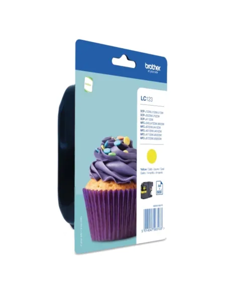 Brother Cartucho LC123YBP Amarillo Blister