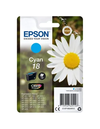 Epson Cartucho T1802 Cyan