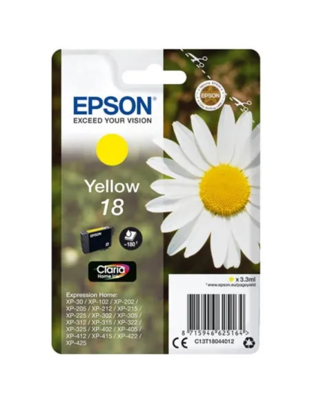 Epson Cartucho T1804 Amarillo