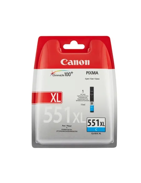 Canon Cartucho CLI-551C XL Cian