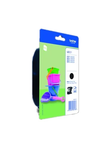 Brother Cartucho LC221BKB Negro