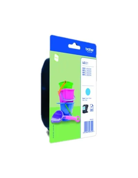 Brother Cartucho LC221CBP Cyan